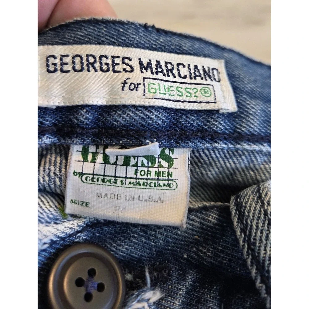 Vintage‎ 1980's Guess Jeans USA Georges Marciano Pleated Relaxed Men's W30 L32